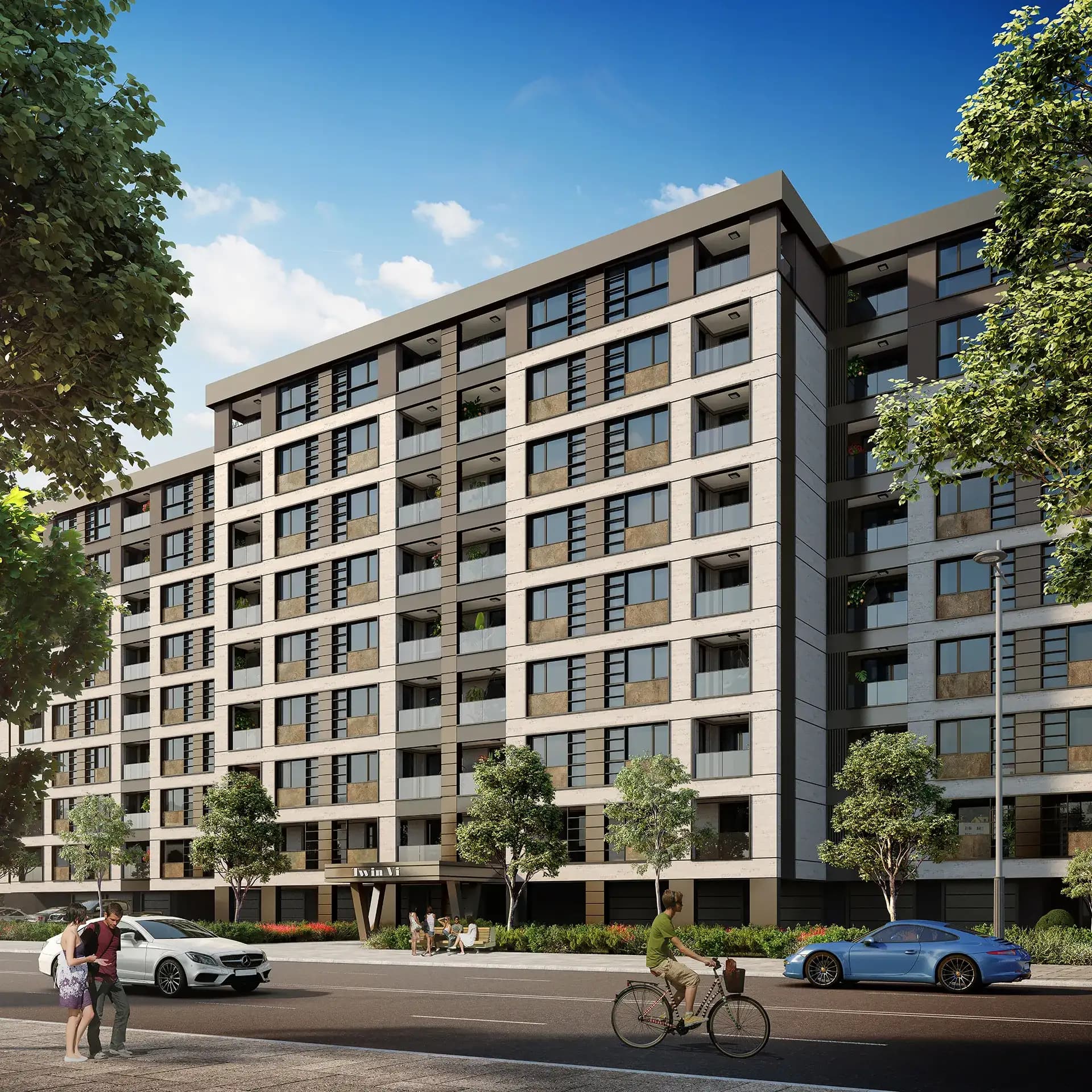 Twin Park 2 - изглед към парка