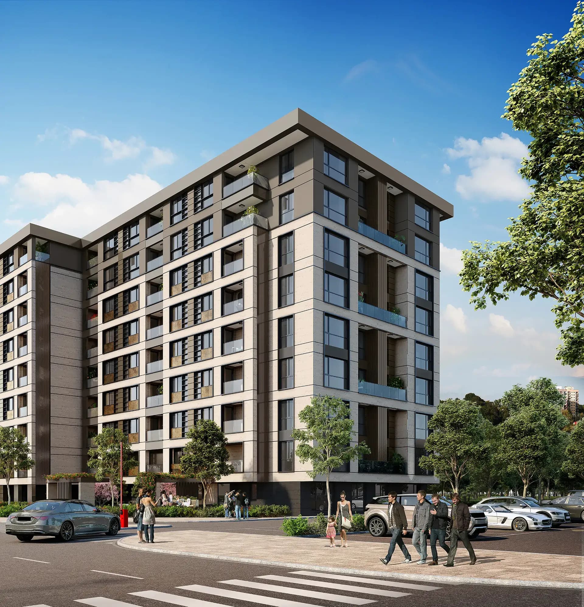 Twin Park 2 - вечерна гледка